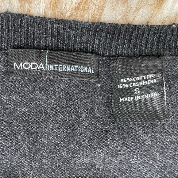 MODA International cashmere blend pocket tunic - Picture 3 of 5